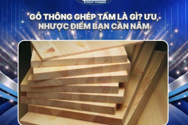 Gỗ thông ghép tấm là gì? Ưu, nhược điểm bạn cần nắm