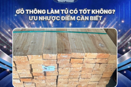 Gỗ thông làm tủ có tốt không? Ưu nhược điểm cần biết