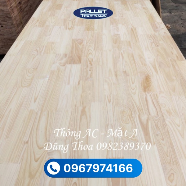Pallet Thủy Thành - Đơn vị cung cấp gỗ chuẩn chất lượng với mức giá gỗ thông ghép hợp lý