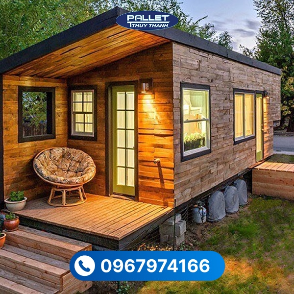 Mẫu homestay hiện đại với gỗ thông, tối ưu chi phí và dễ thi công, lắp đặt.