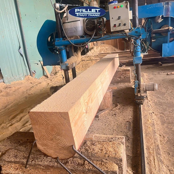 gỗ thông sấy khô làm pallet