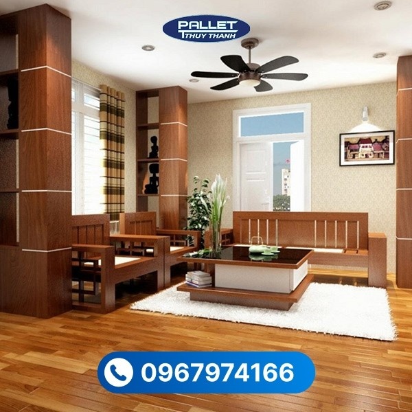 Nội thất làm từ gỗ thông giá rẻ thường mang phong cách tối giản, trẻ trung