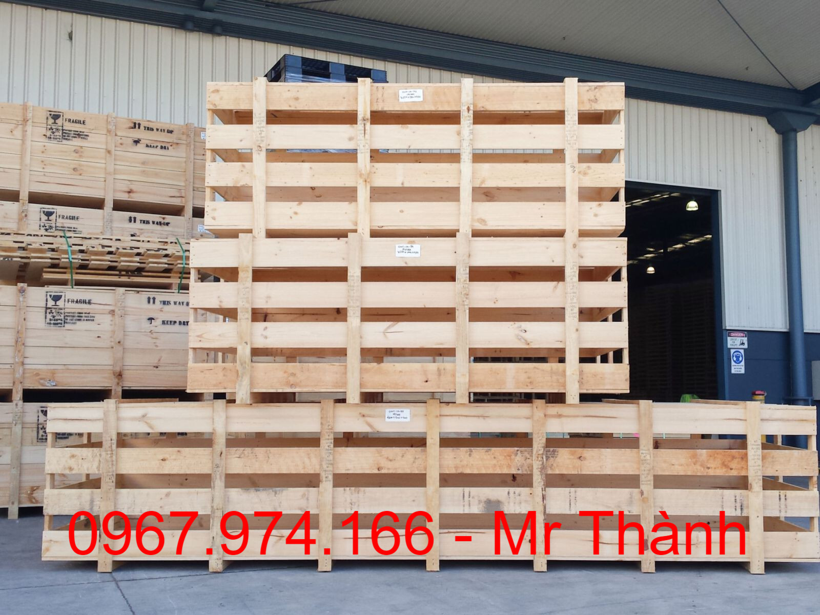 Báo giá thùng gỗ pallet