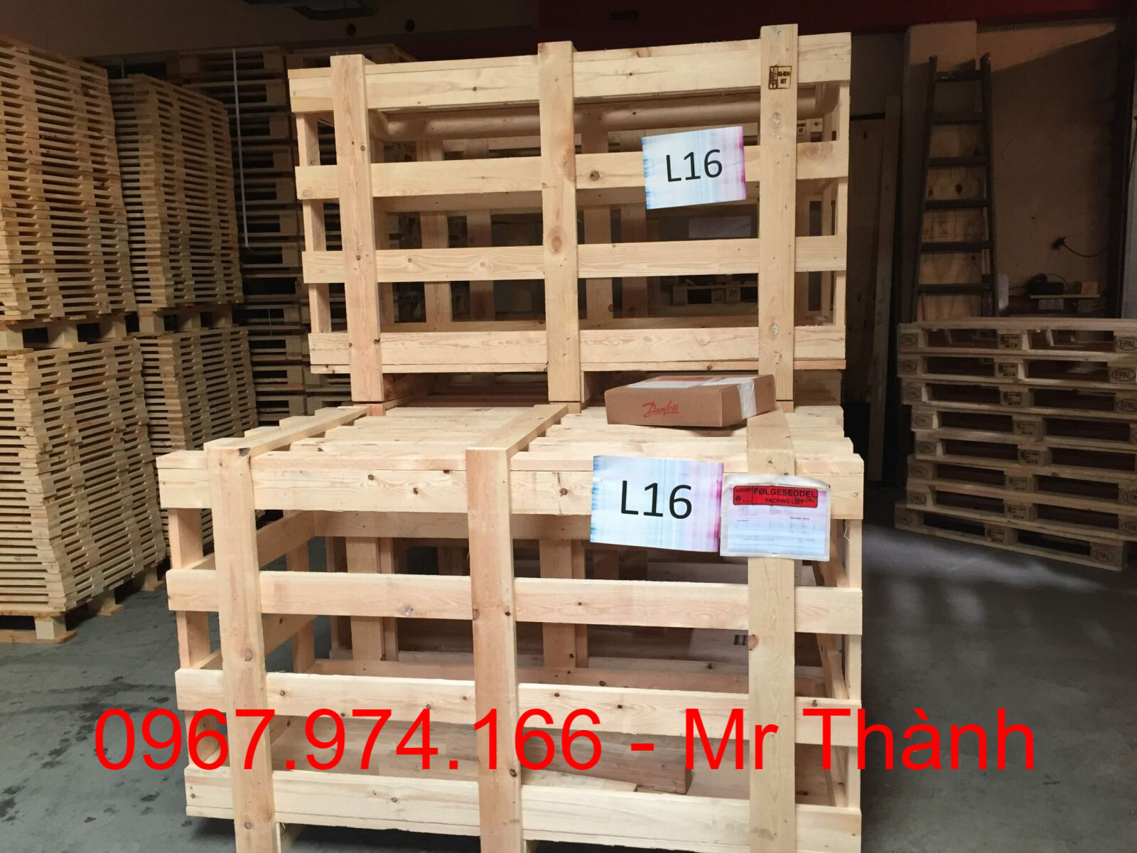 Báo giá thùng gỗ pallet
