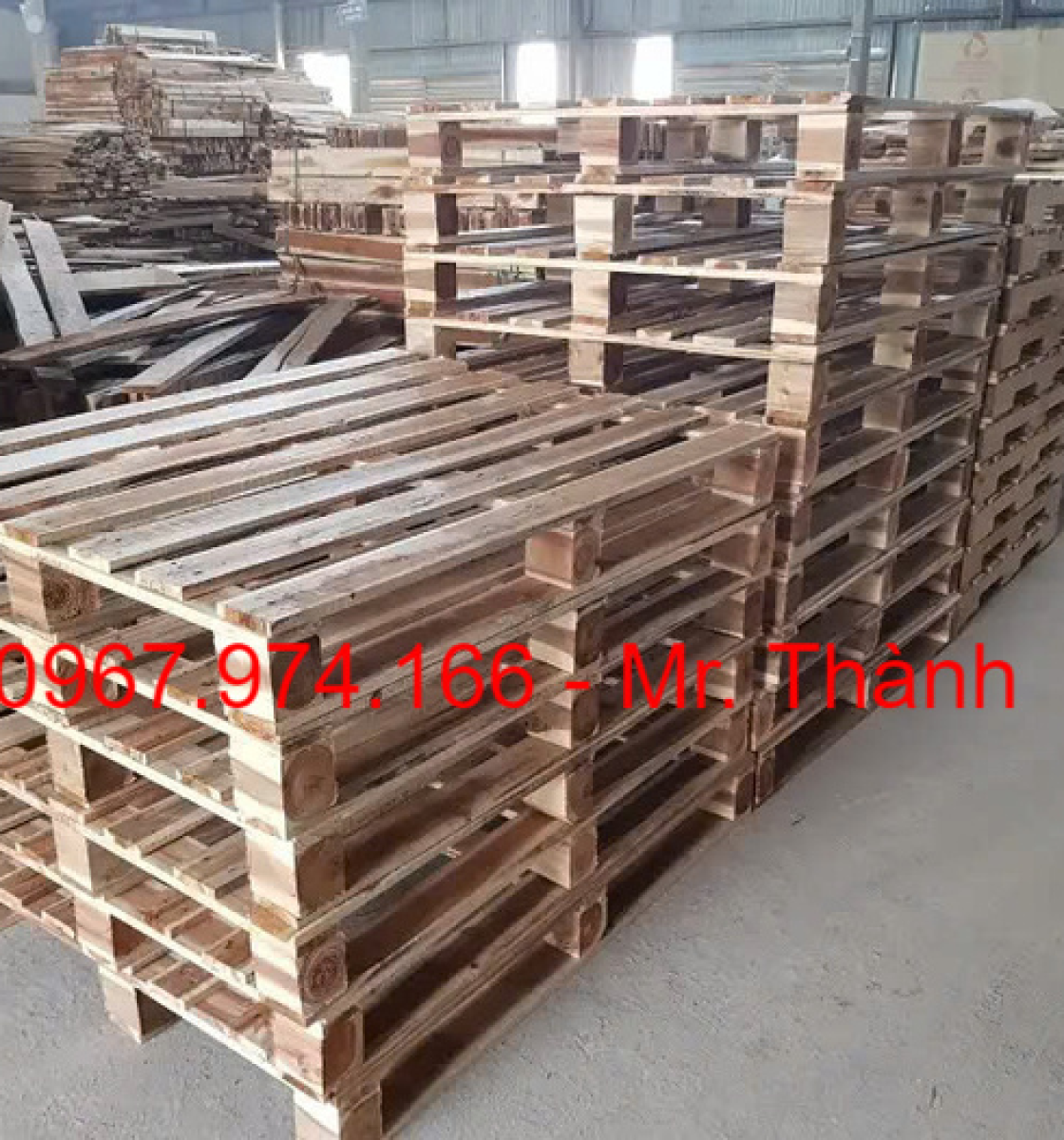 Xưởng sản xuất pallet gỗ giá rẻ - Pallet Thủy Thành 0967974166